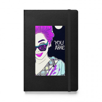 Find Your Voice - 'You Are' Hardcover Notebook with Girl Print
