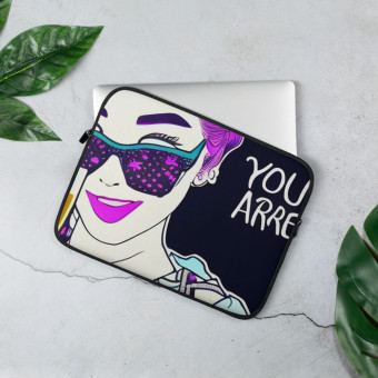 Empowered Woman Laptop Sleeve - Embrace Your Strength with Style!