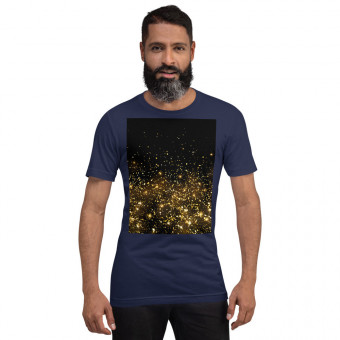 Black & Gold Unisex T-Shirt: Style Redefined